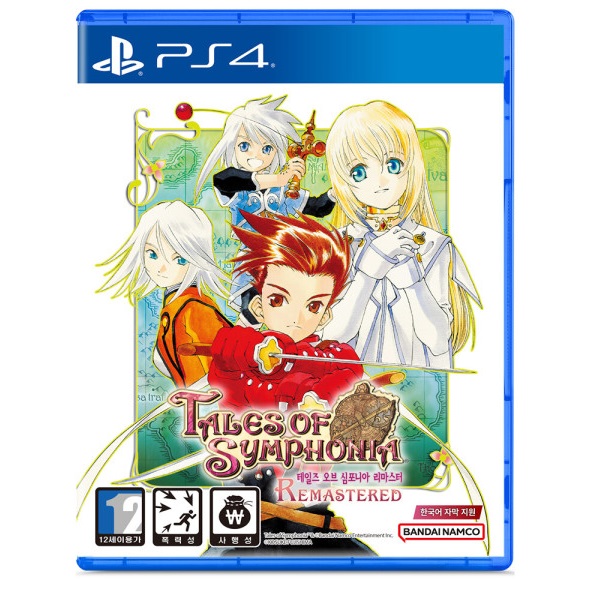 테일즈 오브 심포니아 리마스터 한글판 PS4, 패키지디스크_이미지