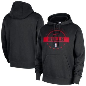  나이키 NBA 시카고 불스 2025/26 Authentic Practice Club Hoodie Black 1207046