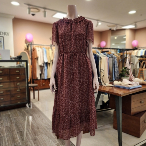 BCBG 올앤선드리 A사피PRINT OP 원피스 _ A4M4O682 99 BLACK 77_이미지