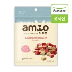 풀무원건강생활 아미오 소프트큐브 져키 오리고기맛 100g (1개)