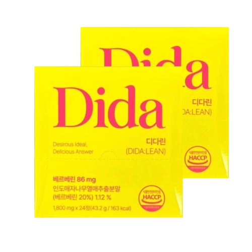 한미양행 디다 베르베린 1800mg 24정 (2개)_이미지