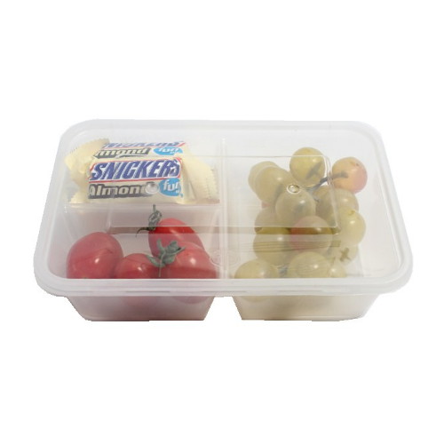 [불명] 피크닉하우스 내열S 3칸 일회용도시락 (10개)