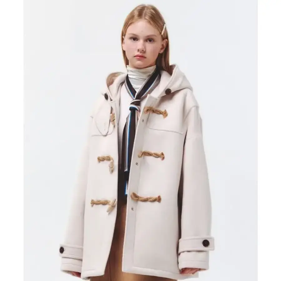 ���κν� MAINBOOTH ��90%Oversized Half Duffle CoatIVORY MB22F4CTU02IV 143479