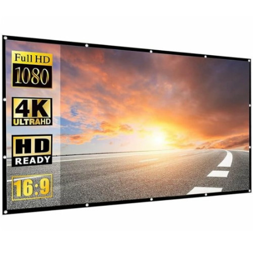 NMEPLAD  휴대용 프로젝터 스크린 해외구매 (150인치)