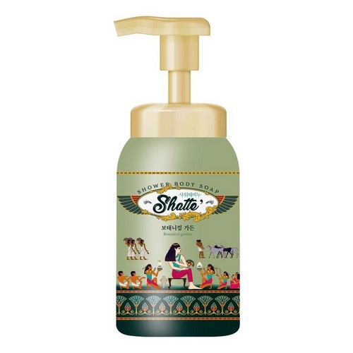 샤워때비누 버블 보태니컬가든 600ml
