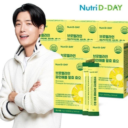 뉴트리디데이 브로멜라인 파인애플 발효 효소 3g 30포 (7개)_이미지