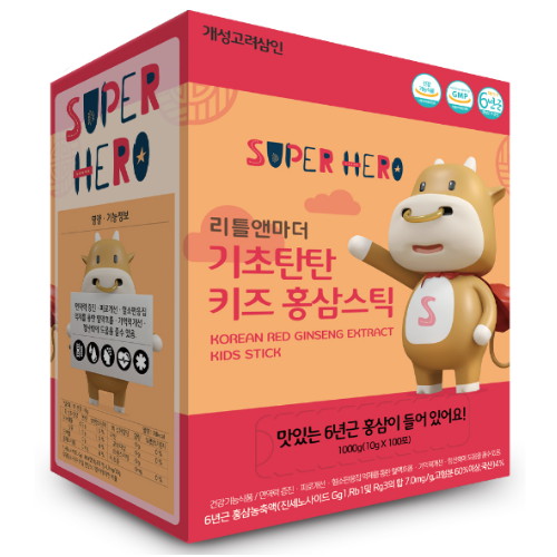 개성고려삼인 리틀앤마더 기초탄탄 홍삼스틱 10g 100포 (1개)