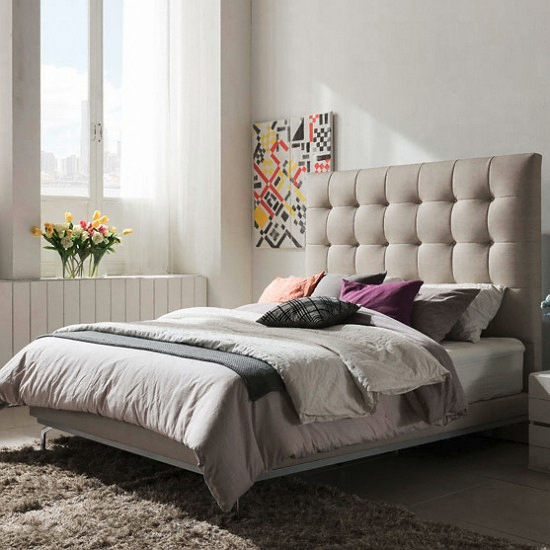 웨스트프롬 모던프라하 텐더 침대 그레이 K (W9)