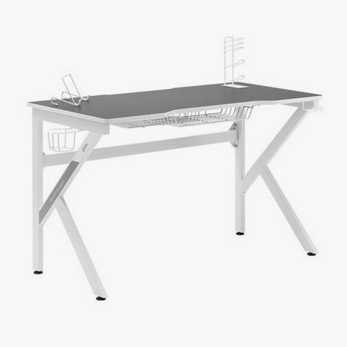 에이픽스게이밍 스토리지 화이트 게이밍 컴퓨터책상 (1200x600)_이미지