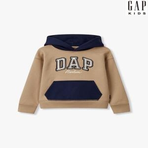 갭키즈 24년 키즈 남아 6-16세 DAP 로고 컬러 블록 후디 5214127051000