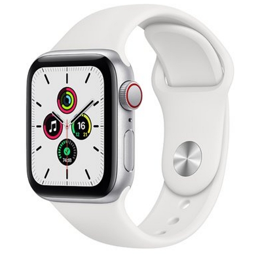 APPLE 워치 SE 40mm Cellular 실버 알루미늄 (스포츠밴드)
