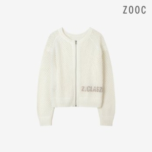 ZOOC 앞 뒤 착용가능 아일렛 집업 가디건 IV_V253KSL904_이미지