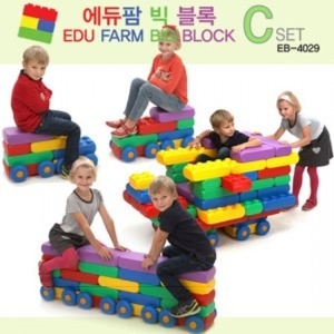<b>쿠쿠</b>토이즈 에듀팜 빅블록C세트 블럭 장난감교욱완구 쌓기