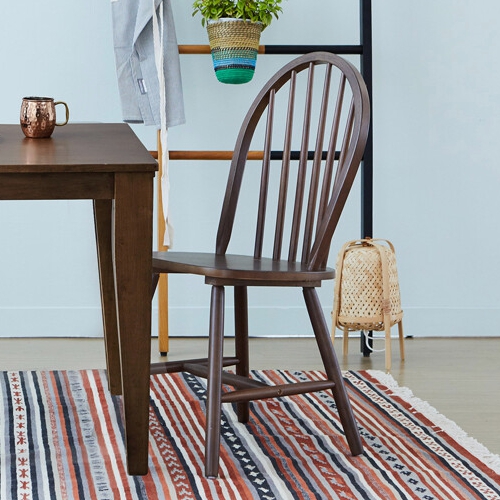 베스트리빙 슬라이딩 윈저 원목 확장형 식탁 1500 (의자2개)_이미지