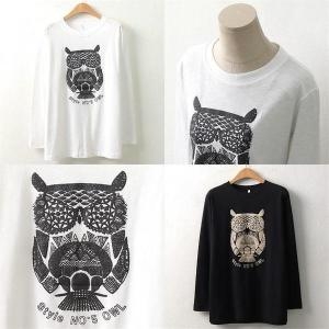 위쉬몰 MN 에스닉부엉이긴팔티 6842H012 빅사이즈 6354227