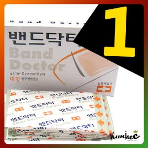  밴드닥터 대형 1개 6매 /일회용반창고/상처밴드