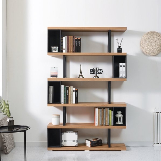 파로마  네오 올린 5단 인테리어 철재 책장 1200