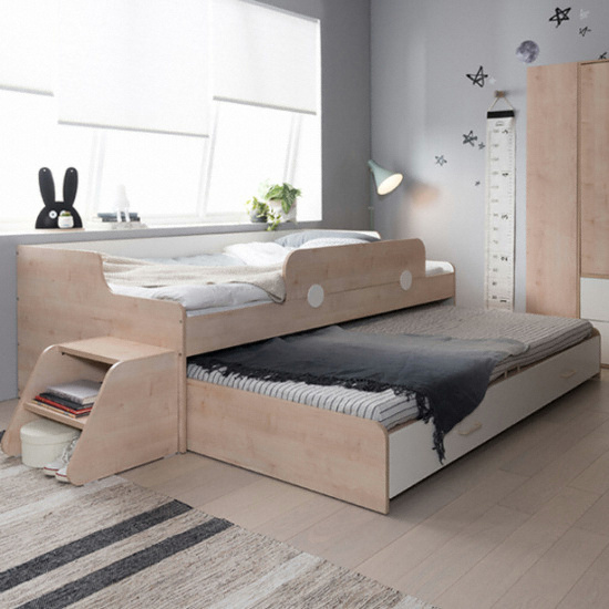 리바트 꼼므 주니어 수납 슬라이딩 2단침대 (매트별도)_이미지