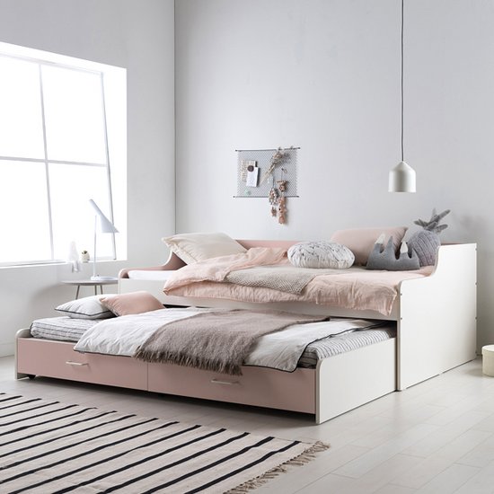 리바트 꼼므 주니어 수납 슬라이딩 2단침대 (매트별도)_이미지