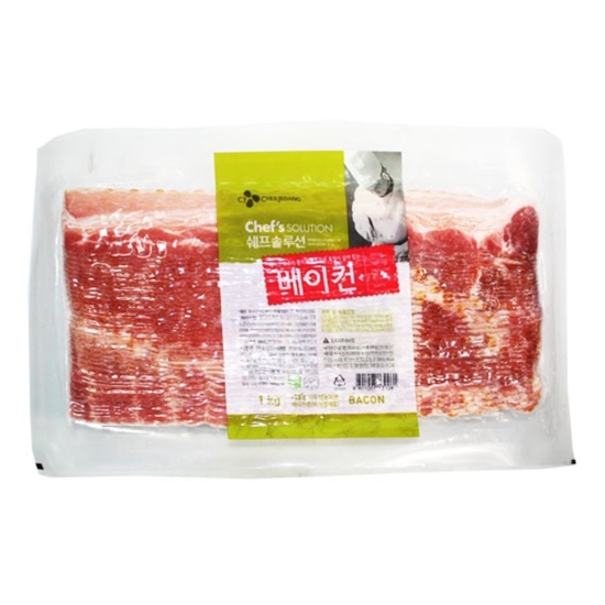CJ제일제당 쉐프솔루션 베이컨 1kg (1개)_이미지