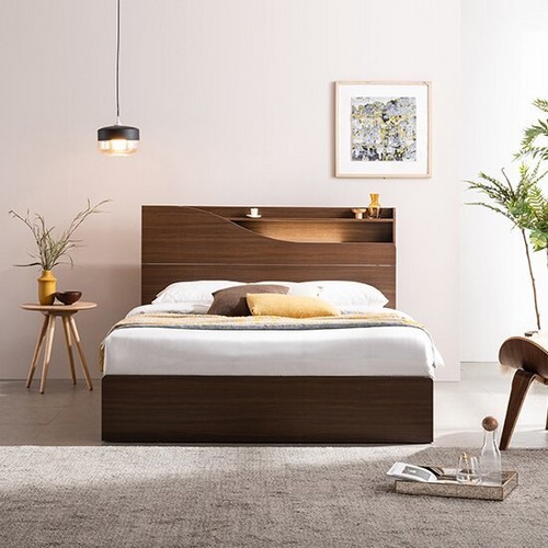 뉴헤로 수납 LED침대 K