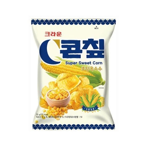 크라운제과 콘칲 초당옥수수 70g (4개)_이미지