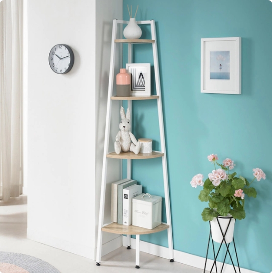 철제 4단 코너선반