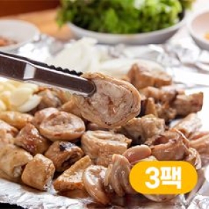 사과랑 자연맛남 마늘먹인 국내산 생돼지막창 500g[3개]