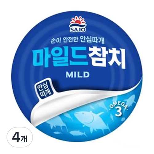 사조대림 살코기 참치 150g 2개 + 마일드 참치 150g 4개_이미지