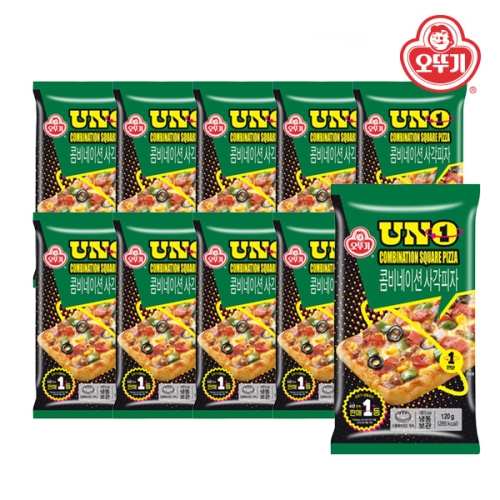 오뚜기 UNO 콤비네이션 사각피자 120g [10개]