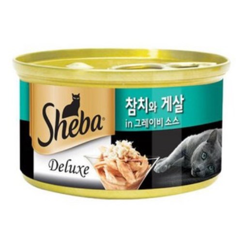 쉬바 간식 참치와 게살 캔 85g (24개)_이미지