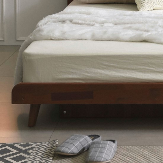 삼익가구 밀튼 멀바우 헤드형 침대 Q (본넬스프링)_이미지