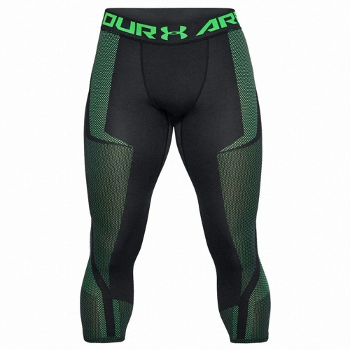 언더아머 UA Threadborne 7부 심리스 레깅스 (1306391-002, 그린)