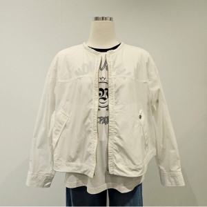 비지트인뉴욕 라운드 셔링넥 스트링 집업 점퍼 VB4JP72_이미지