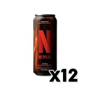 삼각에프엠씨 넷플릭스 에너지드링크 오렌지망고 500ml (12개)_이미지