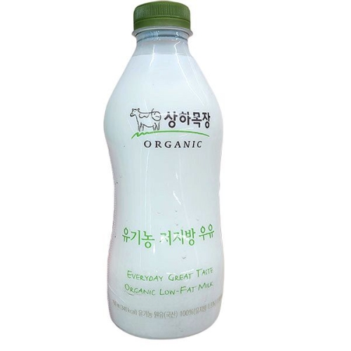 상하목장 유기농 저지방 우유 750ml