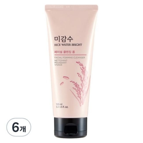LG생활건강 더페이스샵 미감수 브라이트 클렌징 폼 150ml (6개)