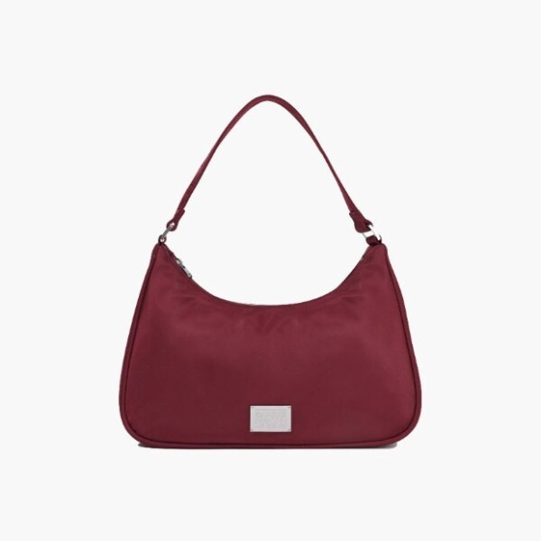 프랑소와토트백 NQJ MFG45CBG124BGD CLASSIC LOGO HOBO BAG burgundy