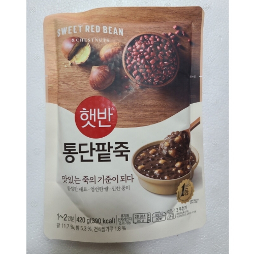 CJ제일제당 햇반 소프트밀 통단팥죽 420g (7개)_이미지