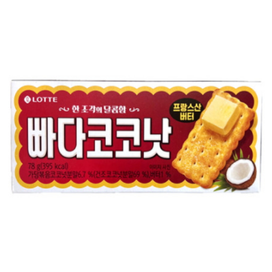 롯데웰푸드 빠다코코낫 78g