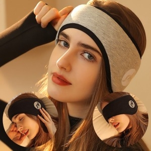 벨크로 찍찍이 겨울 방한 안대 귀마개 귀도리 헤어밴드 이어밴드 조깅 등산 머리띠 보온귀마개 수면안대