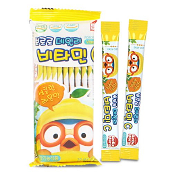 태양생활건강 뽀로로 데일리 비타민C 레몬맛 10포 (1개)