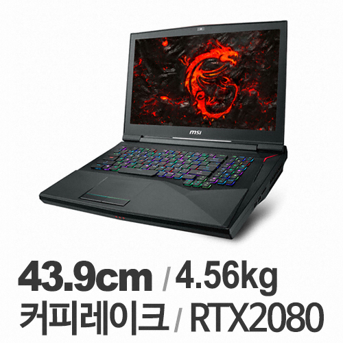 MSI GT시리즈 GT75 Titan 8SG-i9 (SSD 512GB + 1TB)