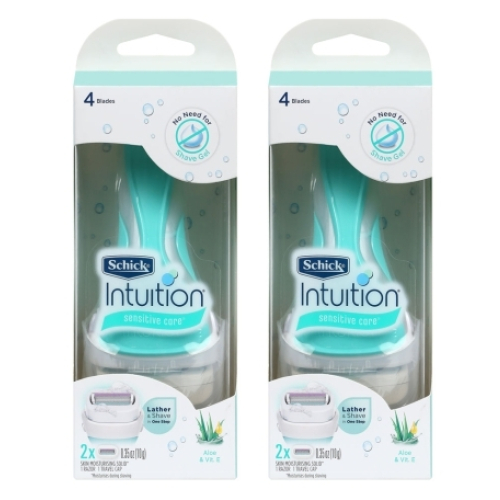 쉬크 인튜이션 내츄럴 (면도기2개+날2개)