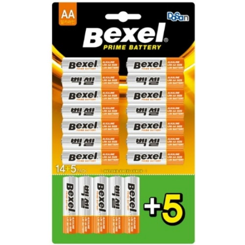 벡셀 프라임 알카라인 AAA (19개)_이미지