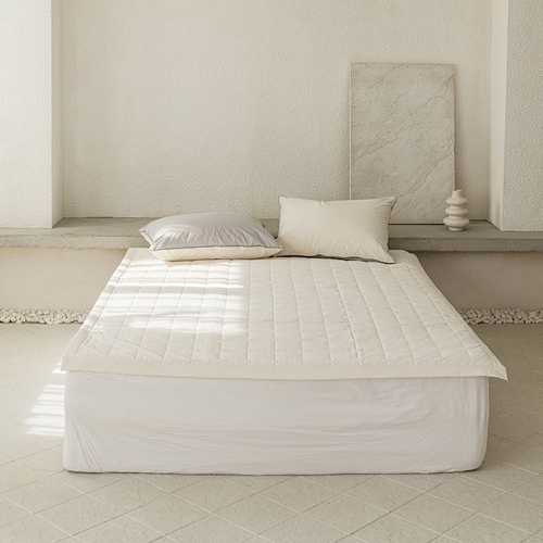 소프라움앤 스카치 60수 고밀도순면 밴딩 침대패드 (1개, 킹 K)_이미지