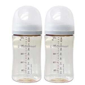 더블하트 모유실감 3세대 PPSU 새벽그레이 240ml (노꼭지) (2개)_이미지