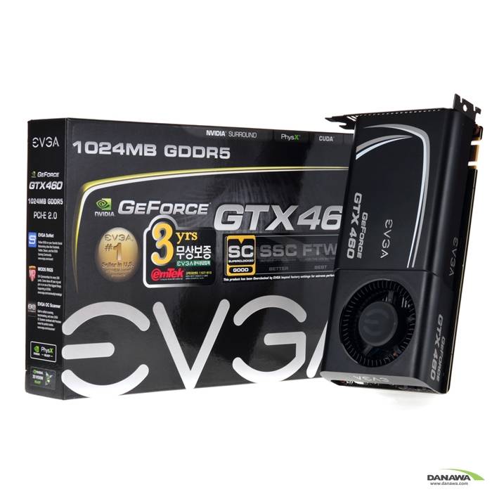EVGA 지포스 GTX460 Super Clocked EE D5 1GB 백플레이트_이미지
