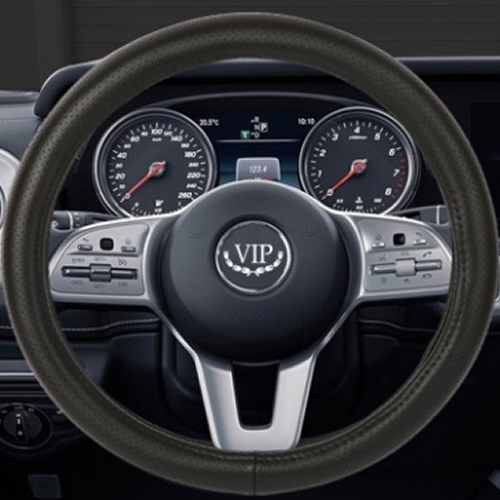 VIP코죤 천연소가죽 순정형 타공 핸들커버