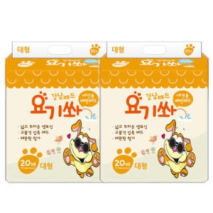  원올코리아 강남패드 요기쏴 대형 20매 [2개]